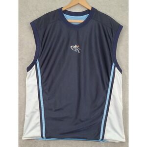 Vintage AND1 Basketball Jersey Tank Top Mens Sz XL Blue White Reversible 90s Y2K